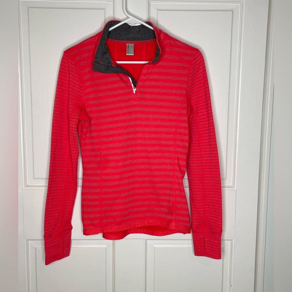 Striped Zip Up